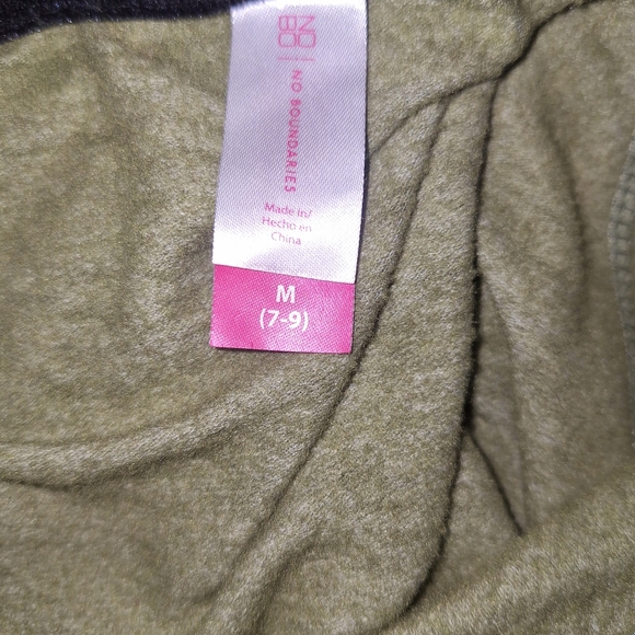 No Boundaries Olive Green Hoodie - Picture 4 of 4